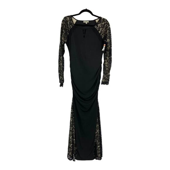 Kimi & Kai Bella Long Sleeve Maternity Maxi Dress Size Small NWOT $98 MSRP - Picture 3 of 7